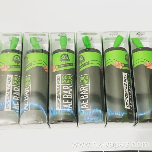 Disposable Vape Device AE Bar 6000puffs